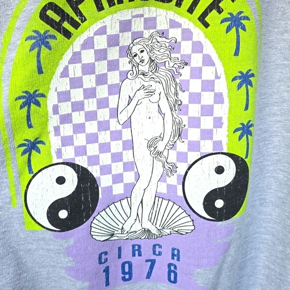 Urban Outfitters BDG Ying Yang Hoodie Aphrodite  L - Picture 12 of 12